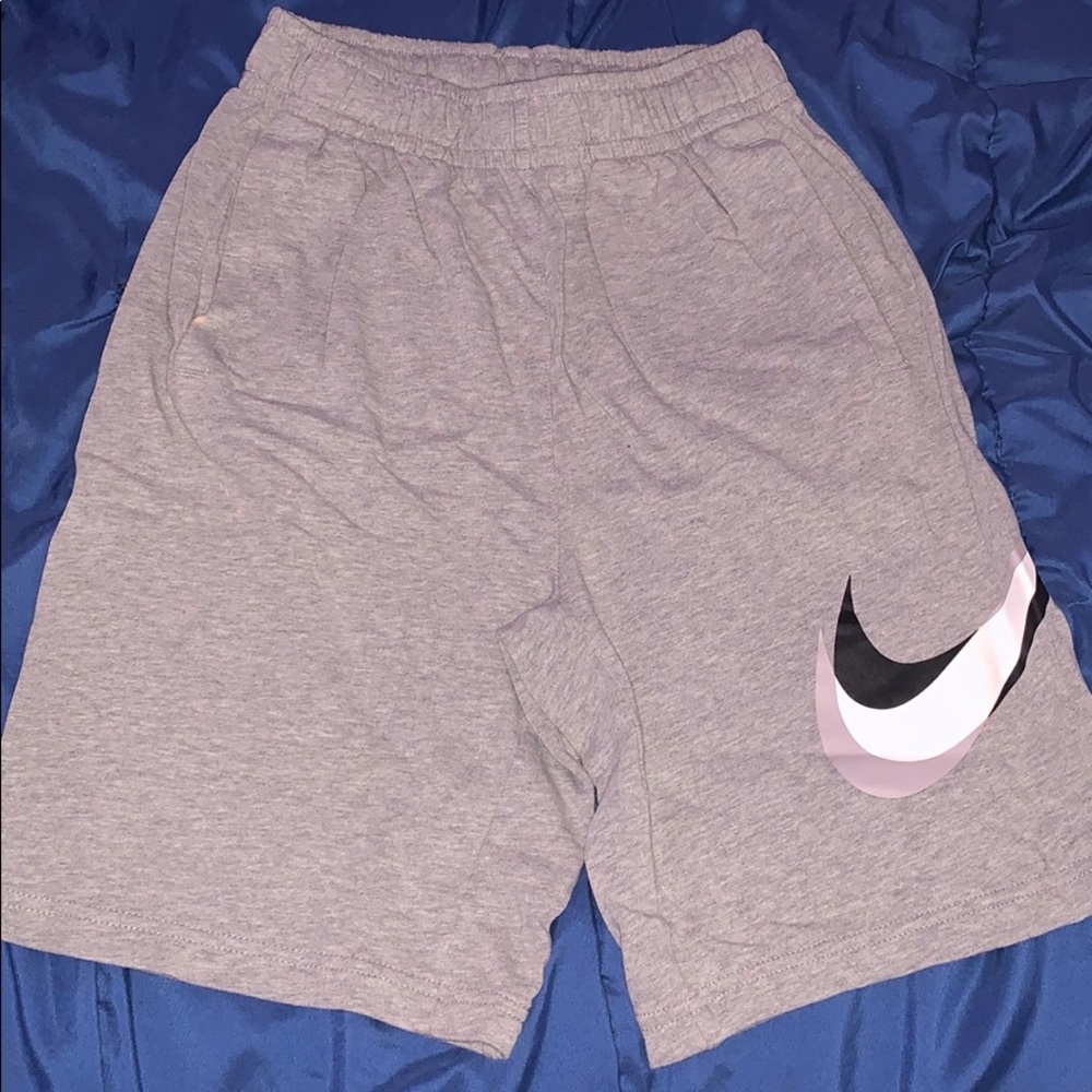 Gray Nike shorts